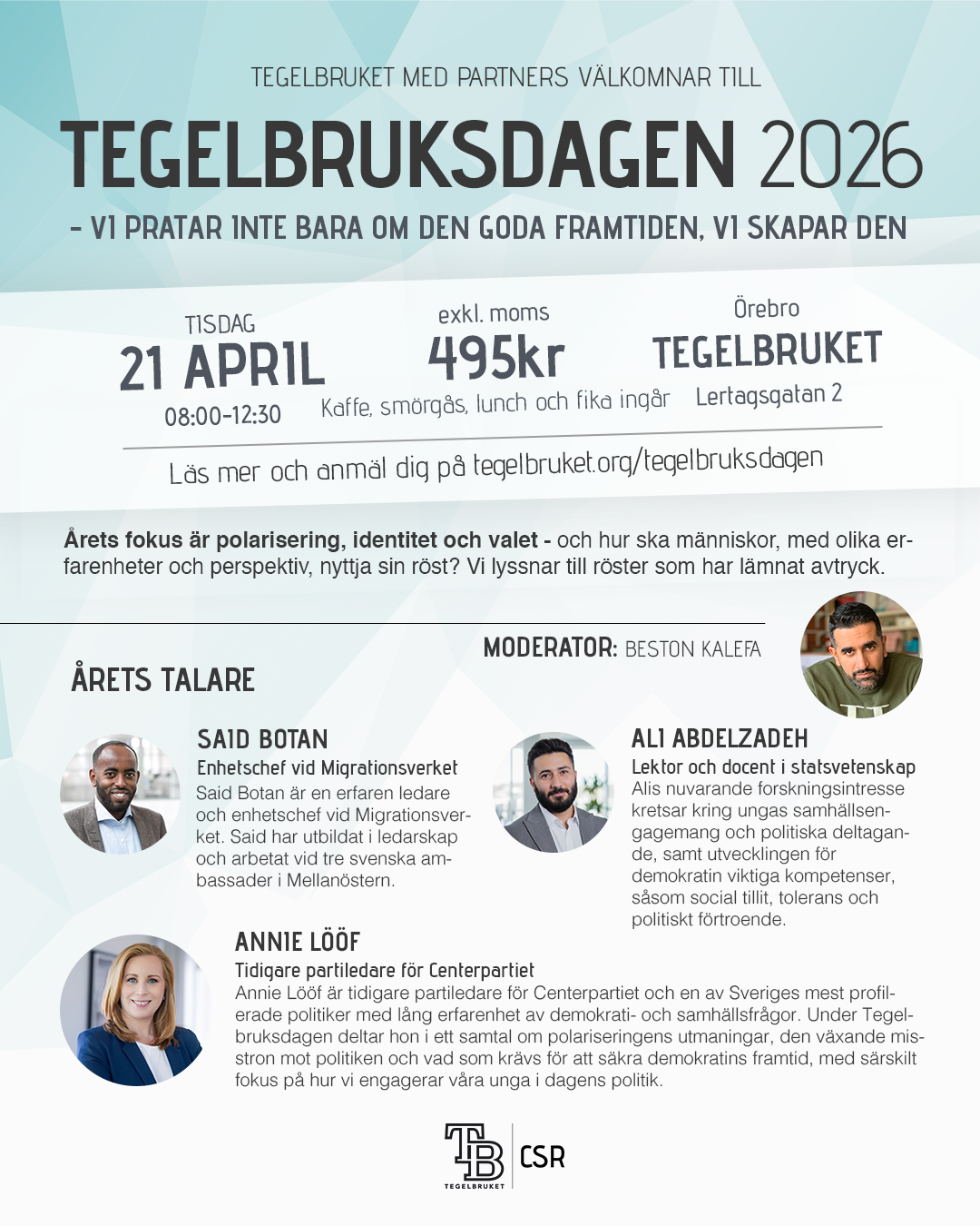 tegelbruksdagen 2026 socials